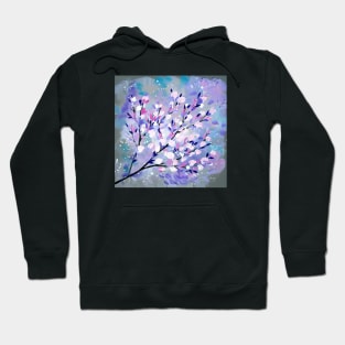 Asphalt, white and purple 2 Hoodie